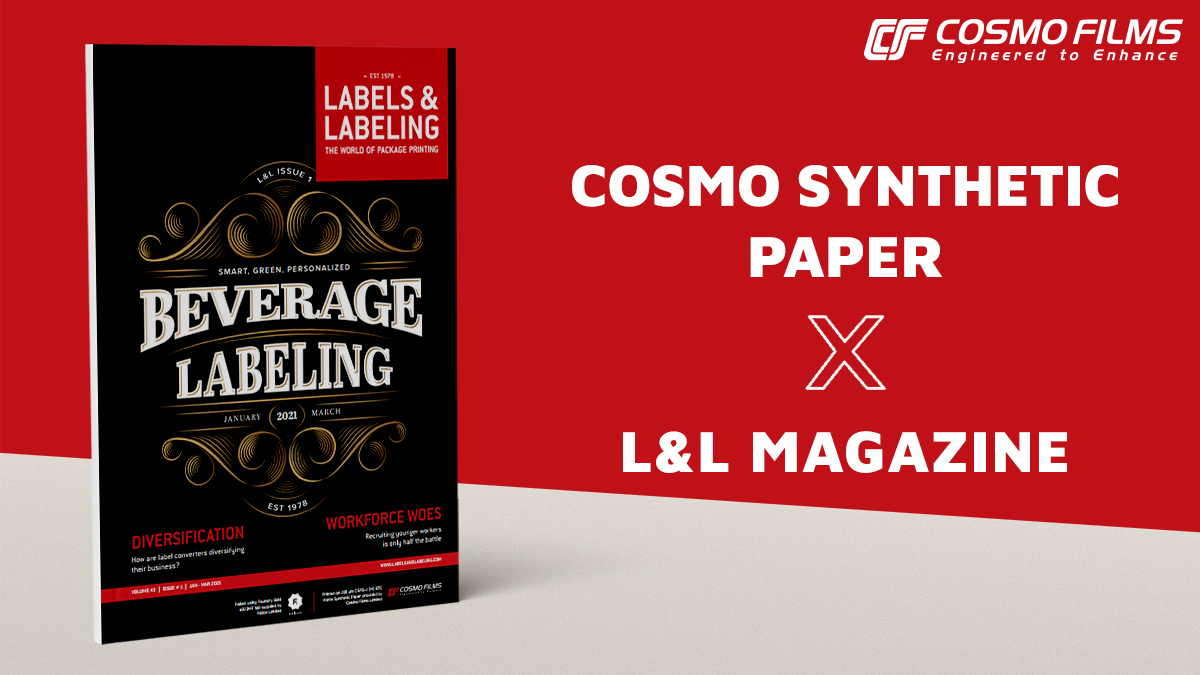 Okładka magazynu L&L wydrukowana na Cosmo Synthetic Paper
